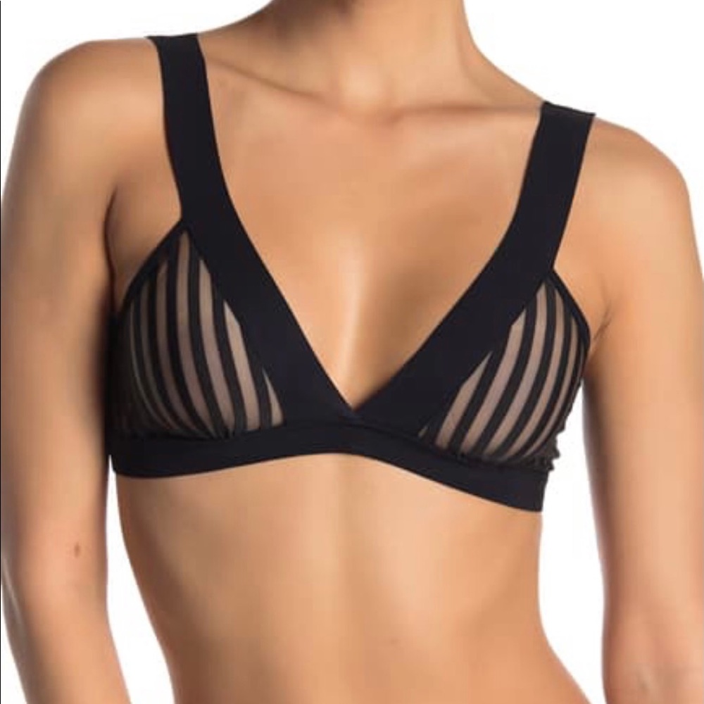 Commando Mesh Stripe Bralette